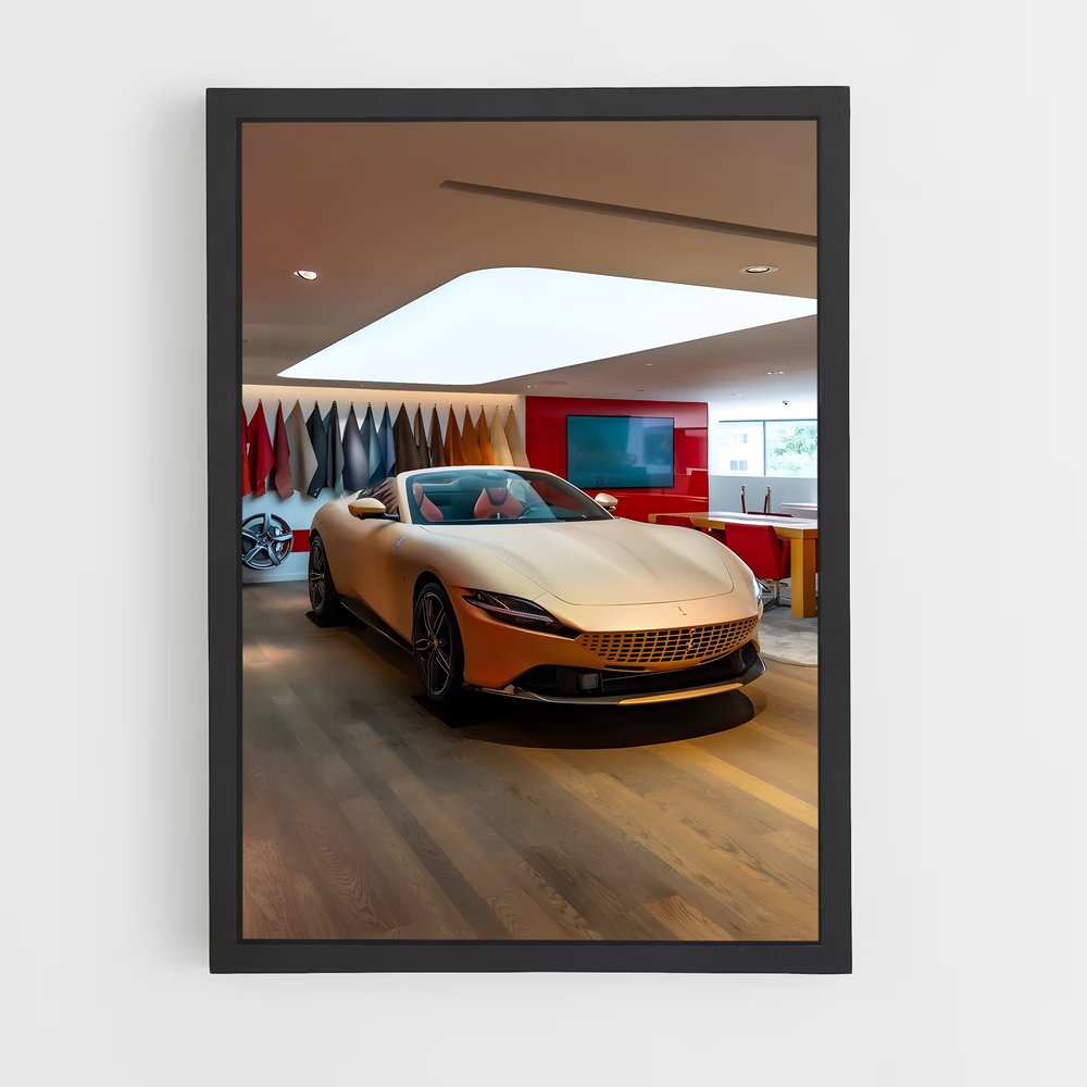 Poster Roma Lounge – affiche Ferrari (vue 2)